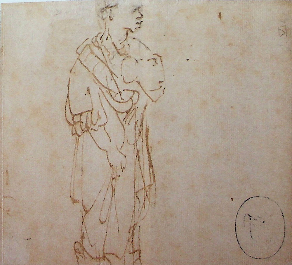 Rembrandt - Sketch with an African