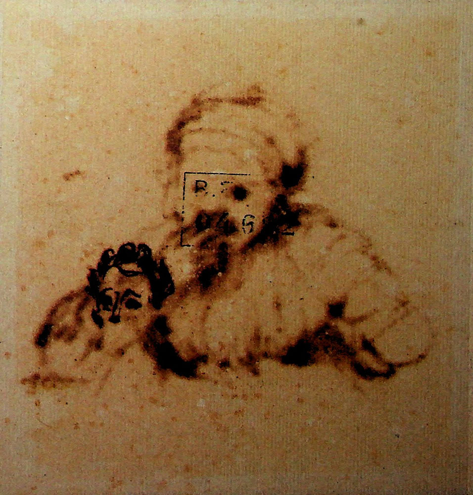 Rembrandt - Sketch of a Head