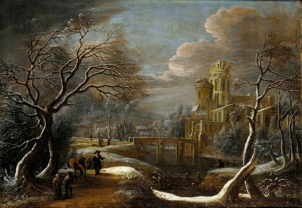 Theodore van Heil - A winter landscape