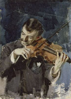 Anders Zorn The Violinist (Mr. Benjamin, the Banker)
