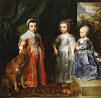 Anthony van Dyck The Three Eldest Children of Charles I