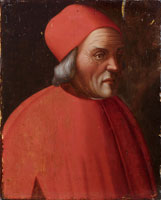 Manner of Domenico Ghirlandaio - Portrait of Marsilio Ficino (1433-1499), bust-length