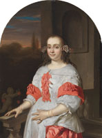 Frans van Mieris the Elder Portrait of a Twenty-Five-Year-Old Woman