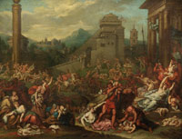 Circle of Gerard Hoet the Elder The Massacre of the Innocents