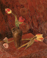 Paul Sérusier Bouquet of Tulips, or Synchromie in Red