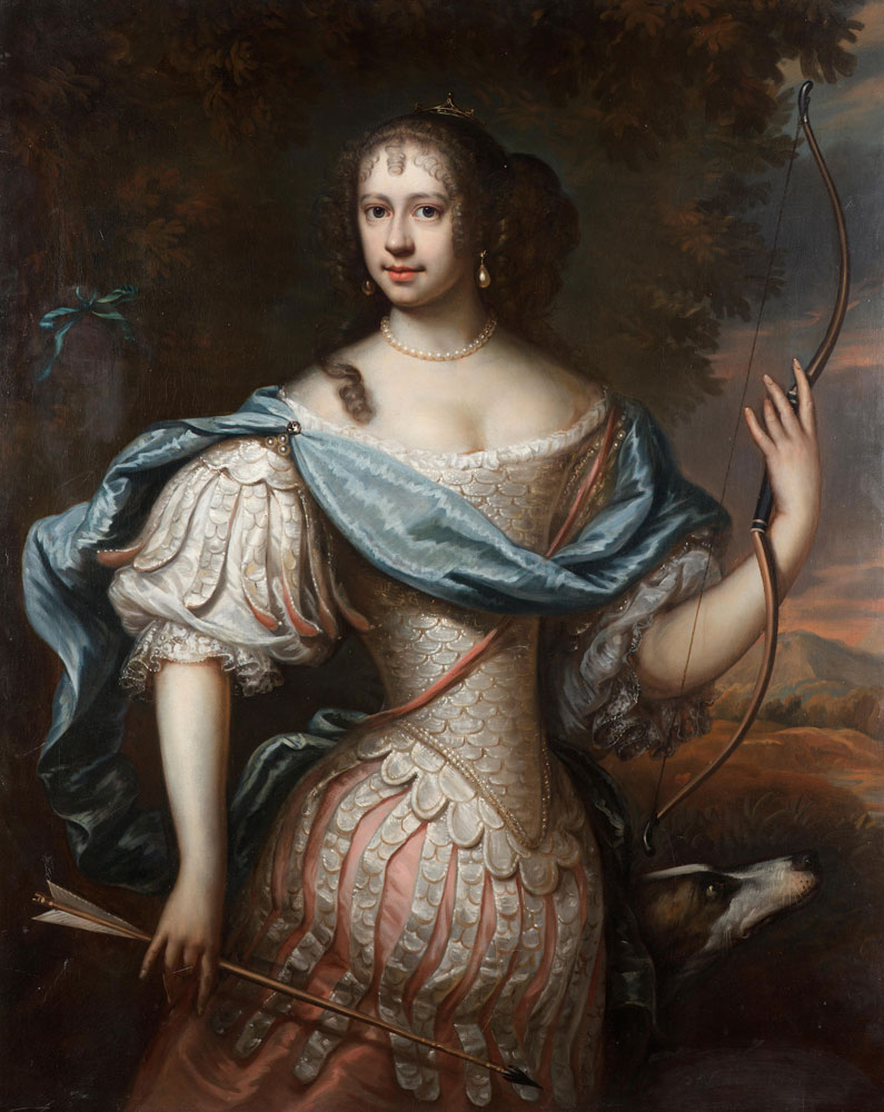 Adrianus van Isselsteyn - Portrait of a lady, said to be Frances Theresa Stuart, Duchess of Richmond (1647/8-1702)