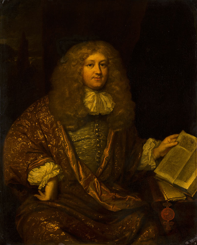 Studio of Caspar Netscher - Portrait of Michiel ten Hove (1640-1689)