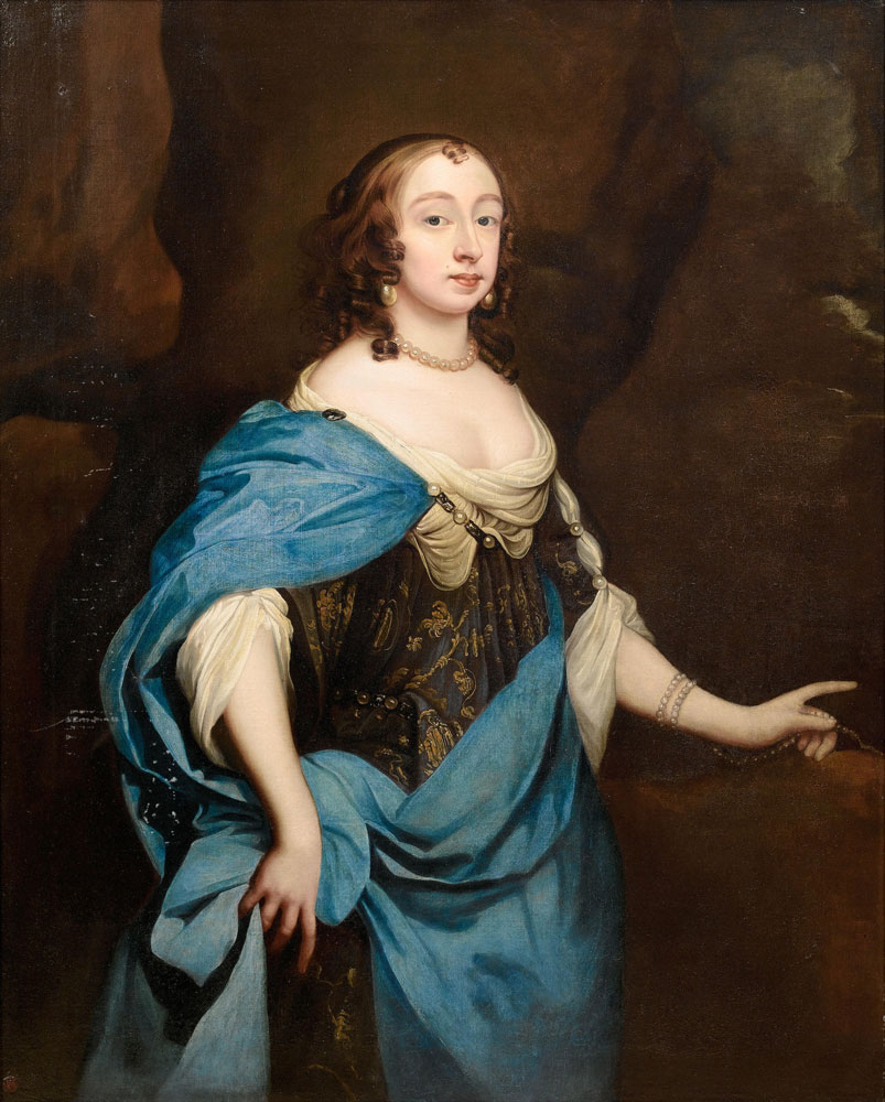 English School - Portrait of a lady, said to be Mary Capel, Duchess of Beaufort