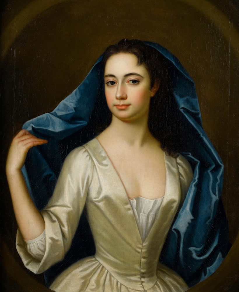 Enoch Seeman - Portrait of a lady, three-quarter-length