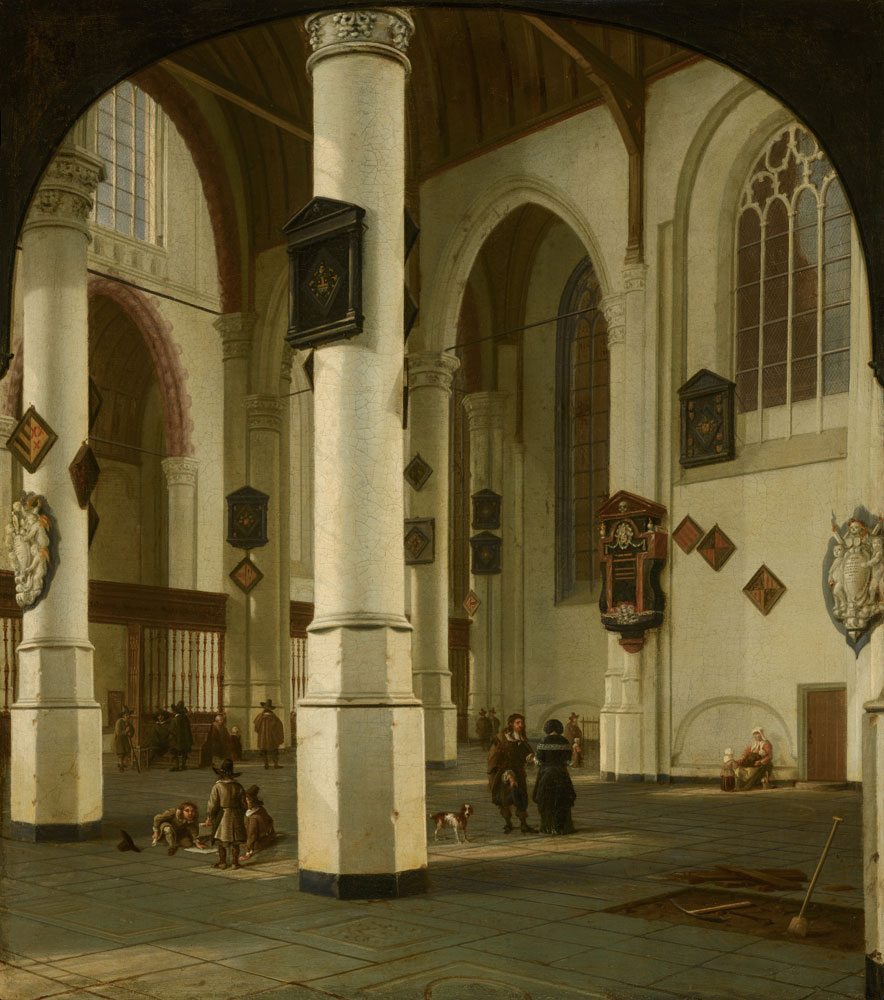 Hendrick van Vliet - Interior of the Oude Kerk in Delft