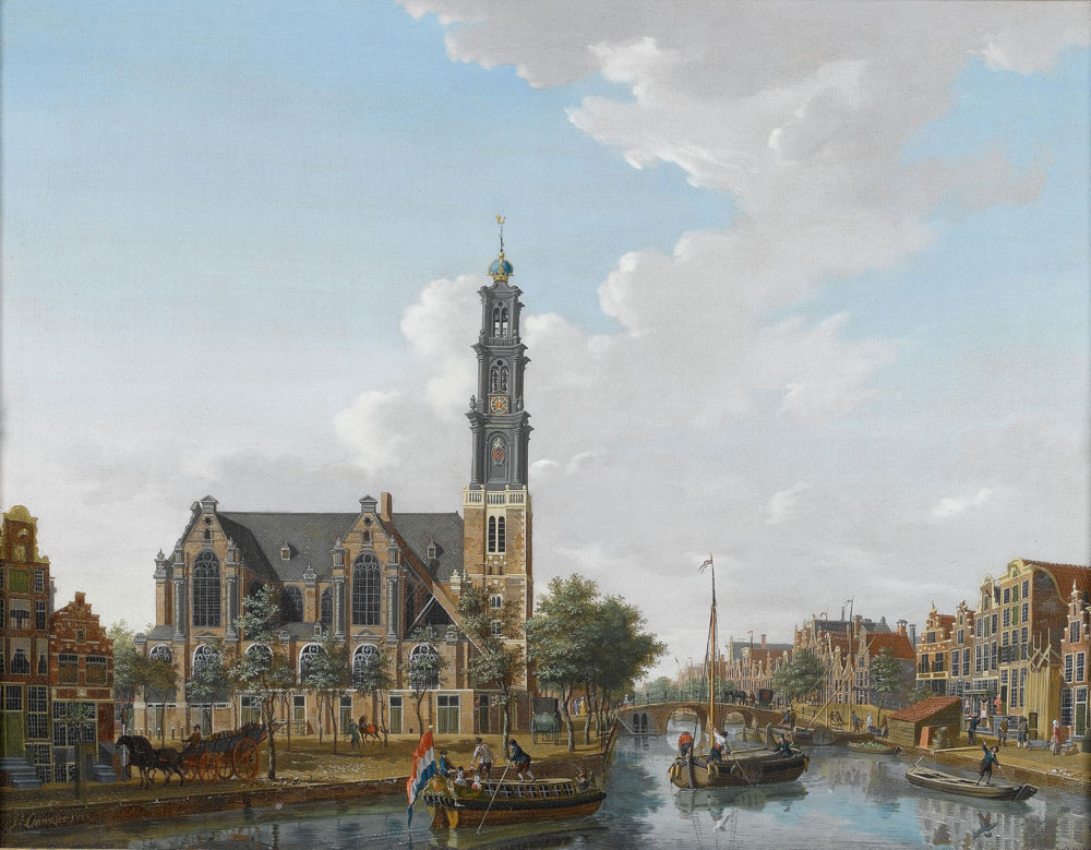 Isaac Ouwater - A view of the Westerkerk, Amsterdam