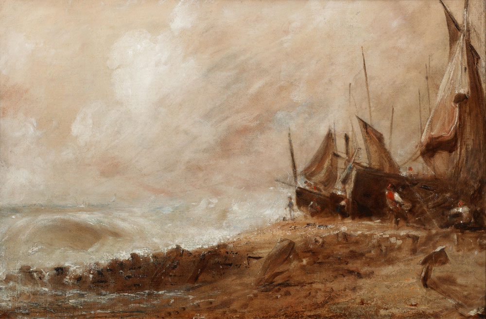 John Constable - A Sea Beach - Brighton