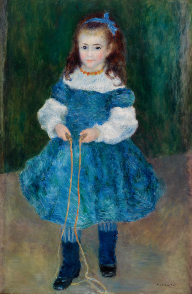 Pierre-Auguste Renoir - Girl with a Jump Rope