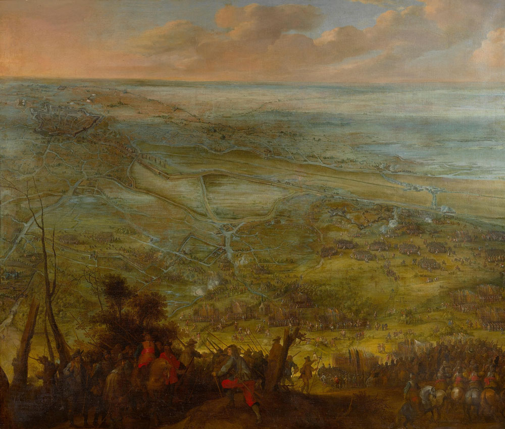 Pieter Snayers - A Panoramic View of The Siege of Saint Omer