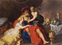 Abraham Bloemaert Lot and His Daughters