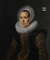 Cornelis van der Voort Portrait of a young lady, a member of the van der Graeff family, most probably Alida (1592-1673)