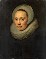 Circle of Jan Anthonisz. van Ravesteyn Portrait of a lady, bust-length, in black costume and white ruff
