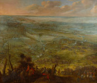 Pieter Snayers A Panoramic View of The Siege of Saint Omer