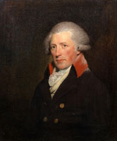 William Beechey Portrait of Henry Roxby, bust-length, in a velvet collared coat