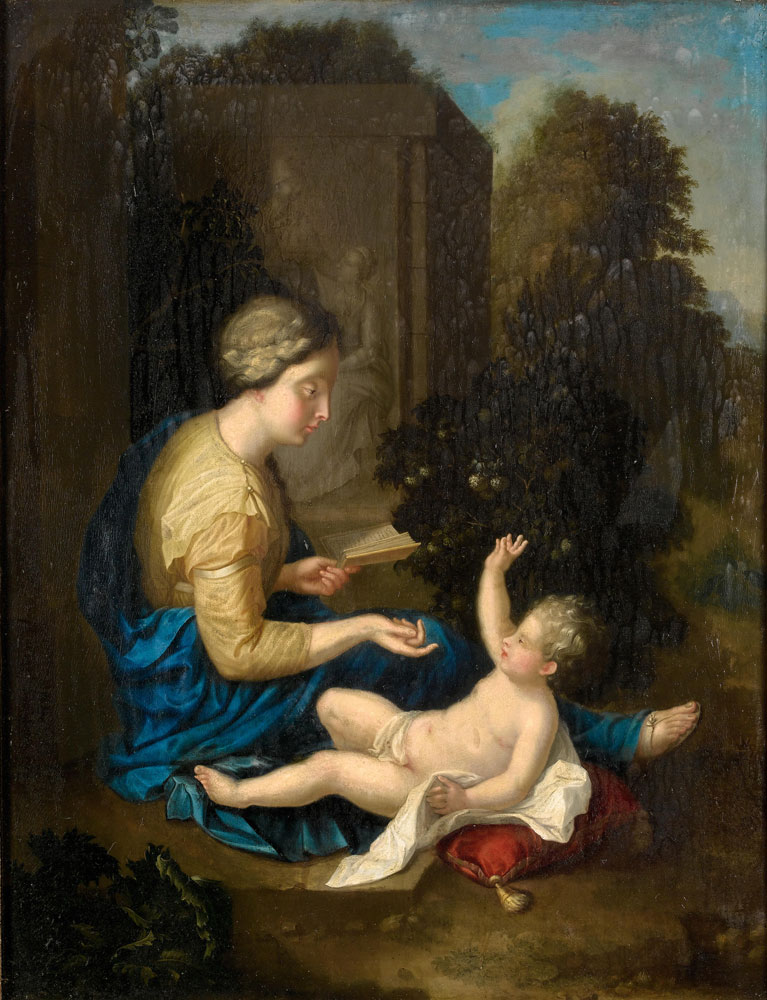 Circle of Adriaen van der Werff - The Madonna and Child