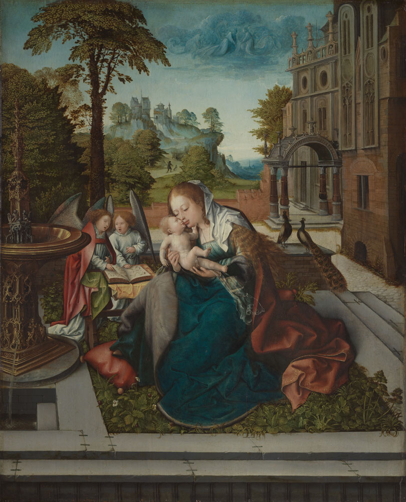 Bernard van Orley - Virgin and Child with Angels