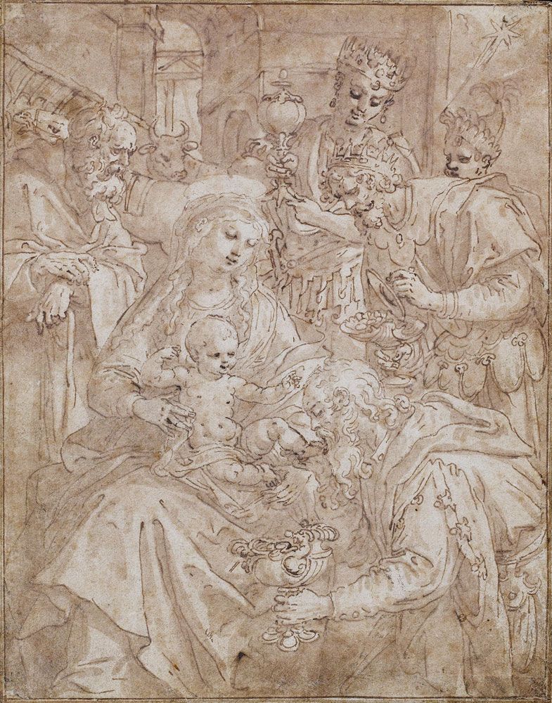 Attributed to Cornelis de Vos - The Adoration of the Magi