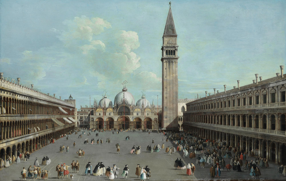 Giovanni Battista Cimaroli - The Piazza San Marco, Venice