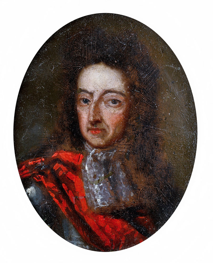 Follower of Godfrey Kneller - Portrait of King William III, bust-length