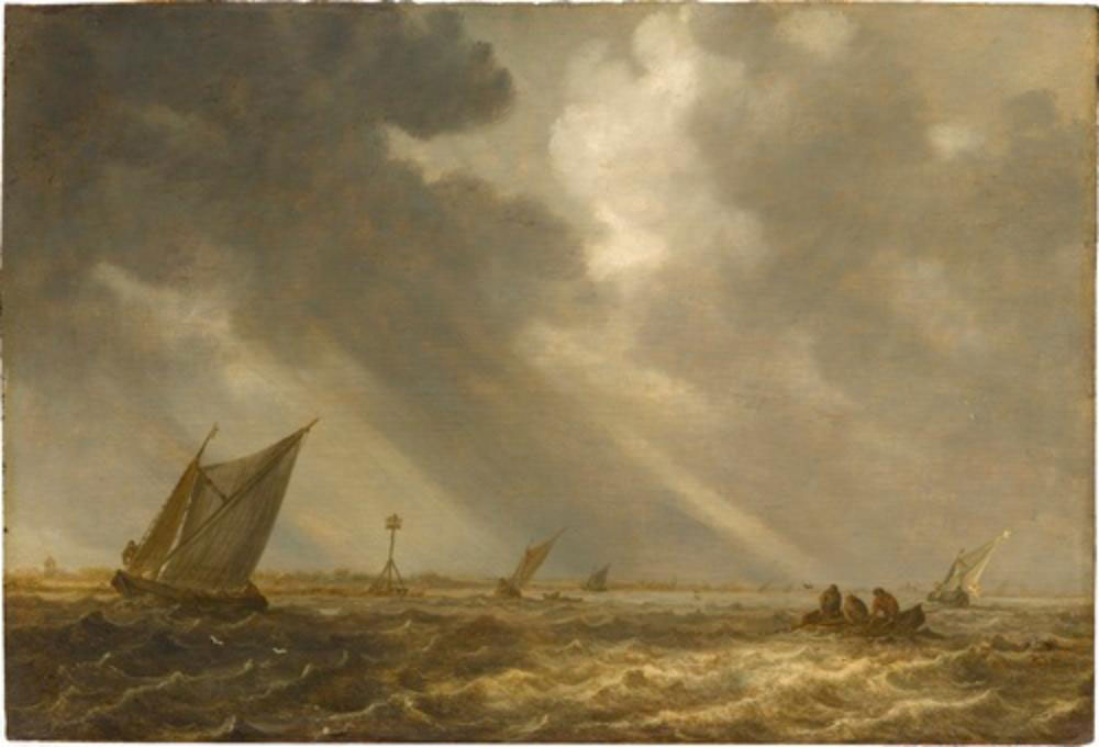 Jan van Goyen - Storm over the Haarlem Sea