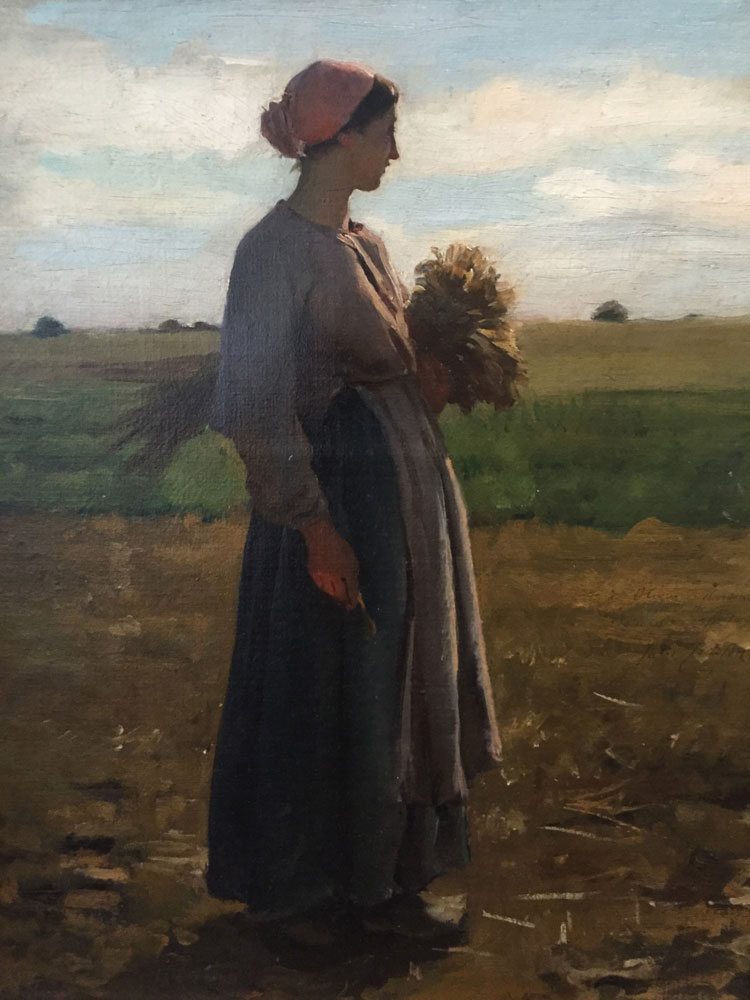 Jules Breton - Young Woman in the Fields