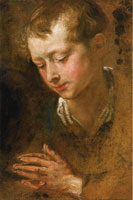 Anthony van Dyck Study of a Boy with Clasped Hands