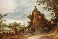 Frans de Momper and Hans Jordaens III The Journey to Emmaus