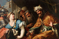Gaspare Diziani David with the head of Goliath before Saul