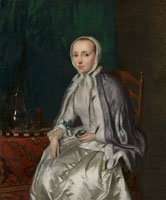 George van der Mijn Portrait of Elisabeth Troost (1730-1790)