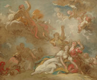 Jean Honore Fragonard Psyche being abandoned by Cupid