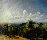 John Constable Hampstead Heath looking towards Harrow