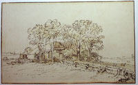Rembrandt Farmstead Surrounded by Trees