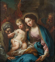 Sebastiano Conca The Holy Family with Saints Anne and Joachim