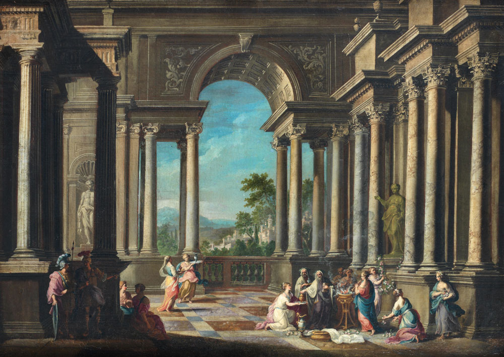 Alberto Carlieri - King Solomon making offerings to a goddess