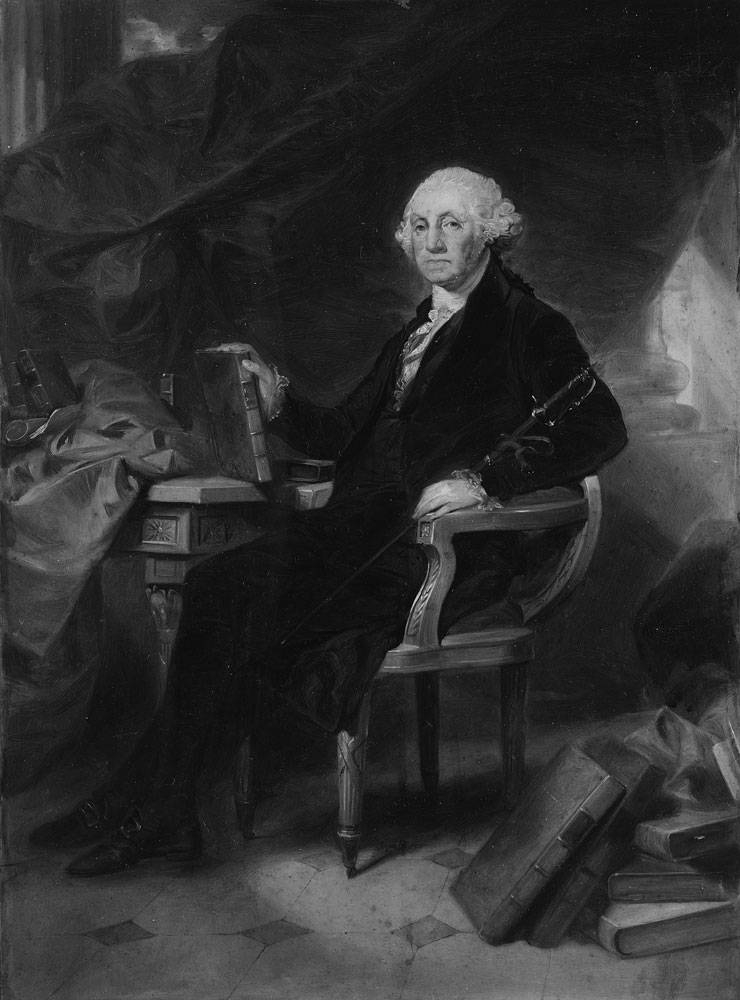 Alonzo Chappel - George Washington: Design for an Engraving