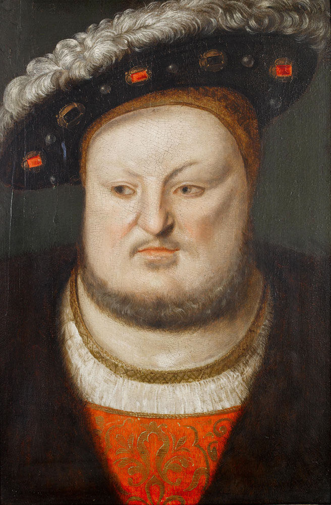 Anglo-Netherlandish School - Portrait of King Henry VIII (1491-1547), bust-length