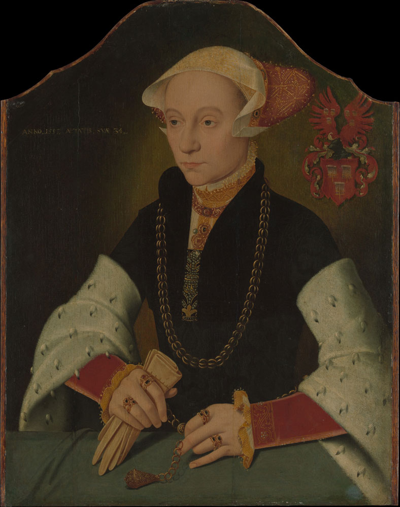 Barthel Bruyn the Younger - Portrait of a Woman of the Slosgin Family of Cologne