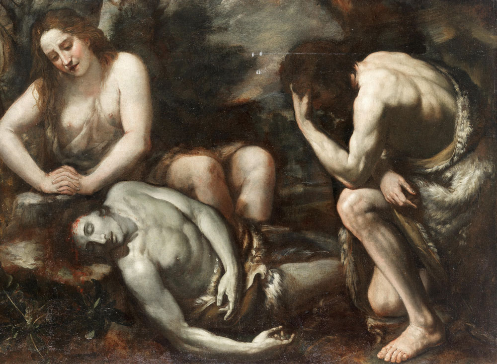 Florentine School - Adam and Eve lamenting the death of Abel