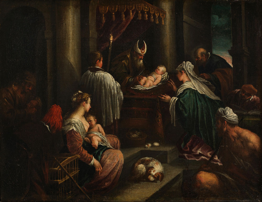 Workshop of Francesco Bassano the Younger - The Presentation in the Temple