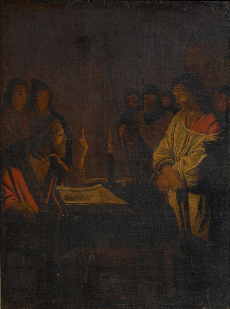 After Gerrit van Honthorst - Christ before Caiaphas