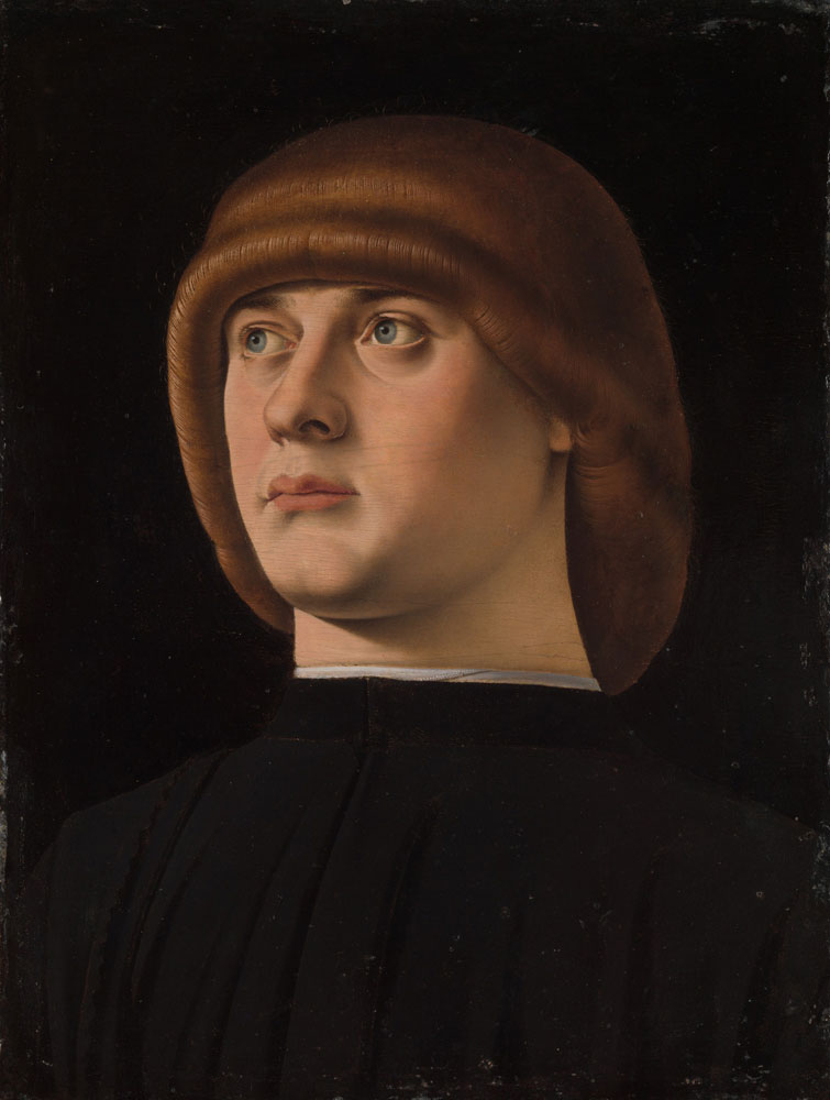 Jacometto Veneziano - Portrait of a Young Man
