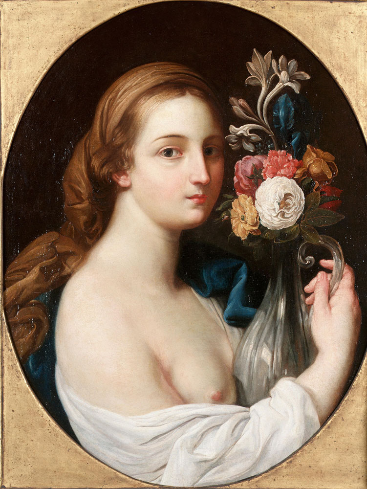 After Pompeo Girolamo Batoni - A woman, bust-length