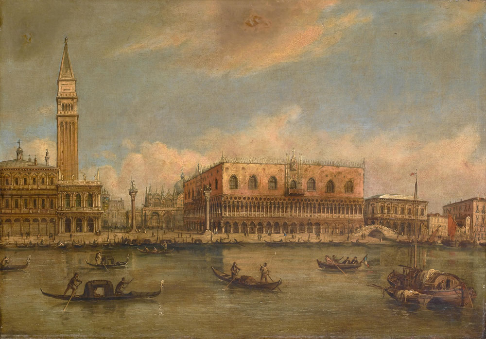 Venetian School - The Bacino di San Marco