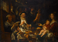 After Jacob Jordaens As the old sang, so the young pipe