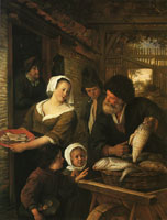 Jan Steen The Fishmonger